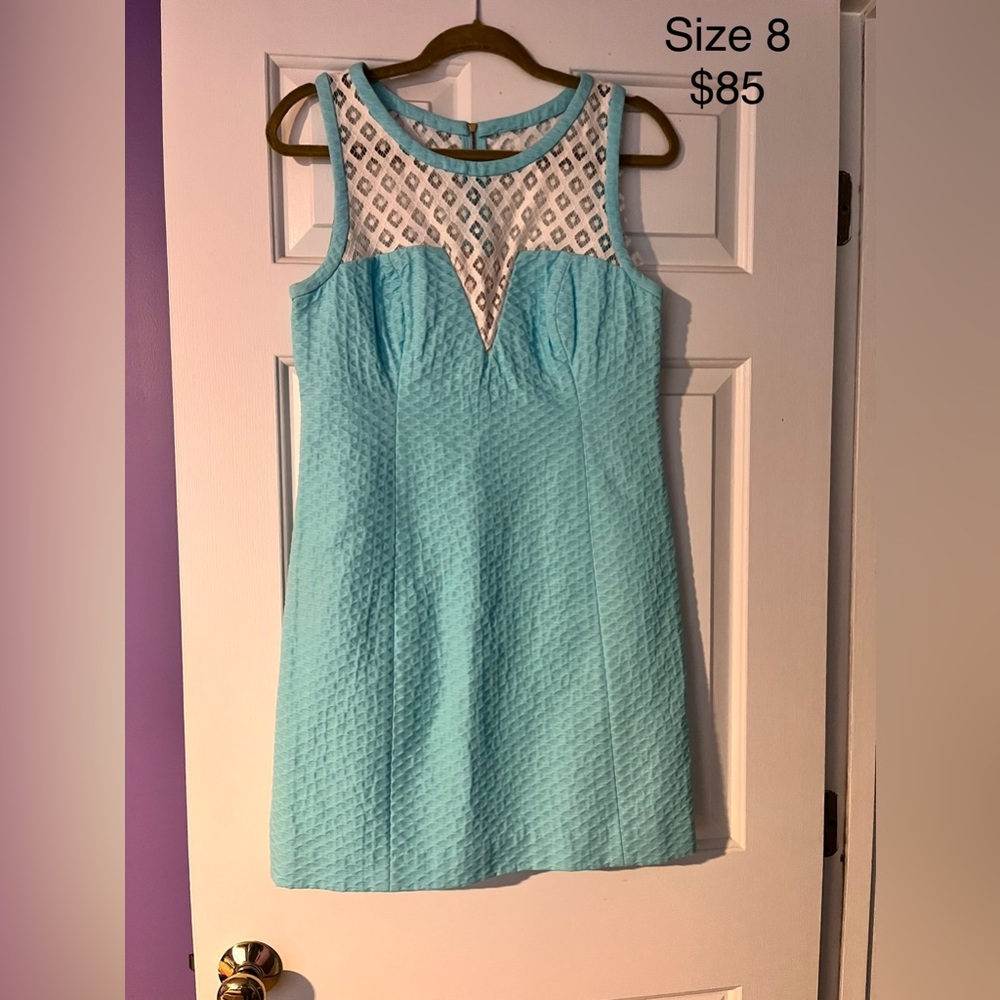 Lilly Pulitzer, blue shift, size 8